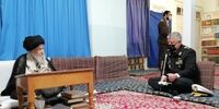 عکسی از دیدار ناگهانی مقام بلندپایه ارتش با یک مرجع تقلید
