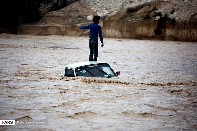 سیل در فارس و هرمزگان