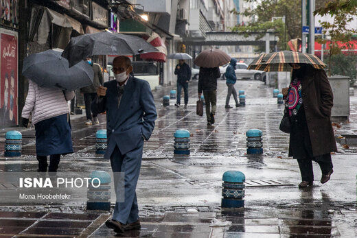 پیش بینی هواشناسی امروز 14 آذر1401/ بارندگی در اکثر مناطق کشور/ تهران برفی شد