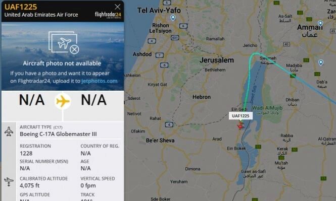 فرود ۸ هواپیمای ترابری یک کشور منطقه در پایگاه نظامی اسرائیل!
