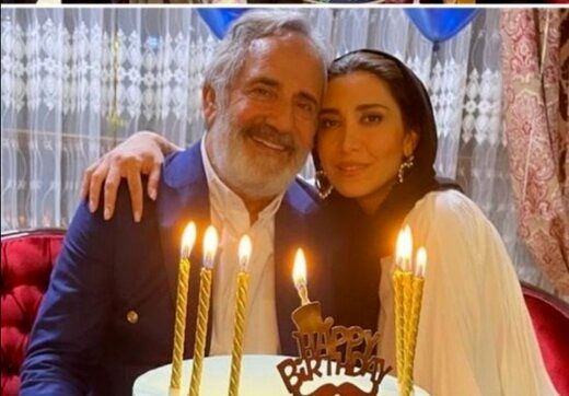 عکسی از ساعد سهیلی و همسرش در جشن تولد بازیگر معروف