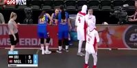 فیلم | دقایقی از دیدار بسکتبال زنان ایران و مغولستان