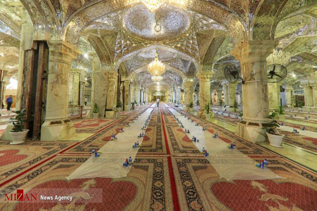 افطاری در حرم حضرت زهرا(س)16