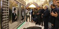 سردار قاآنی با پوشش متفاوت در نجف +تصاویر