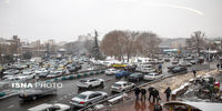 بارش برف در ۵ منطقه تهران/ آماده باش صادر شد