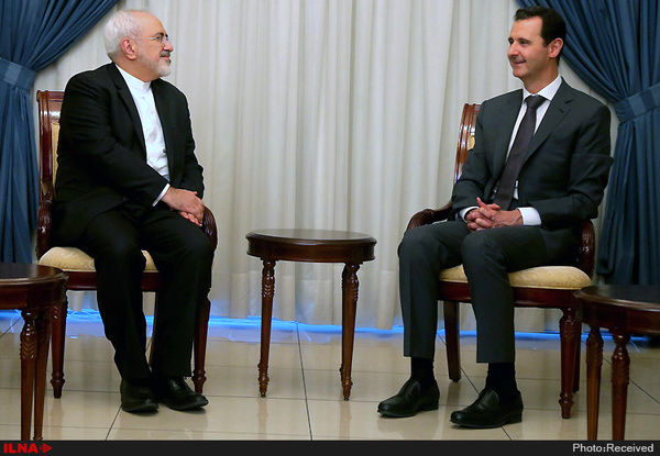 ظریف با بشار اسد دیدار و گفت‌وگو کرد