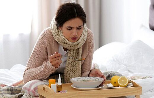 بخور نخورهای غذایی برای مبتلایان آنفلوآنزا