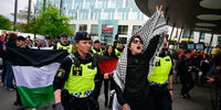 تجمع اعتراضی در سوئد به شرکت اسرائیل در مسابقات یوروویژن
