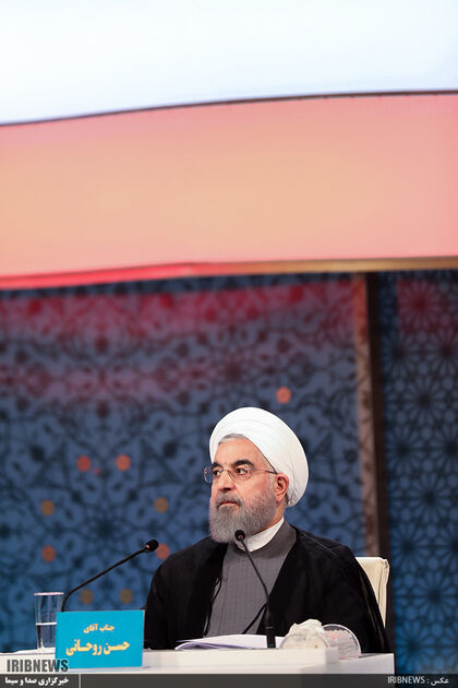 گزارش تصویری اولین مناظره کاندیداهای ریاست جمهوری