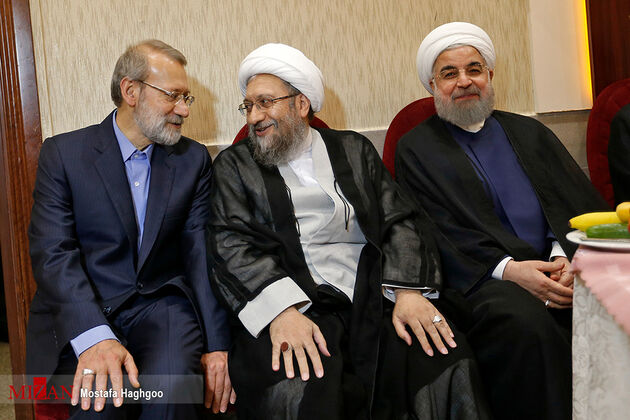 مراسم دامادی فرزند رئیس مجلس