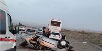 5 مصدوم در پی حادثه رانندگی در جاده خلخال-اردبیل