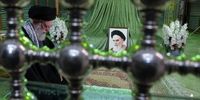 حضور رهبر انقلاب در مرقد مطهر امام راحل(ره) + تصاویر