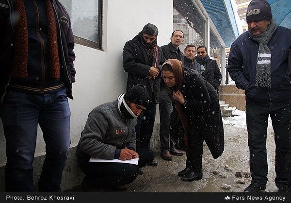 بارش برف سنگین در مازندران