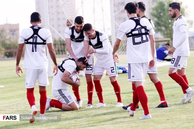 تمرین امروز تیم ملی فوتبال ایران