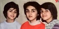 قابی از  سه خواهر معروف‌  سینمای ایران+عکس