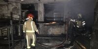 حریق بزرگ در مجتمع 40 واحدی کامرانیه 