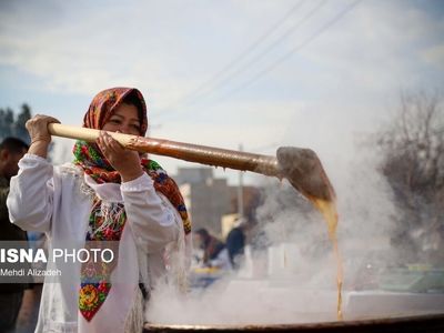تصاویر| عطر سمنو در دلِ زمستان بجنورد