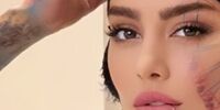 حجاب عجیب و متفاوت سحر قریشی با چفیه عربی+ عکس
