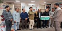 مدال طلایی که به خانواده شهید اهدا شد