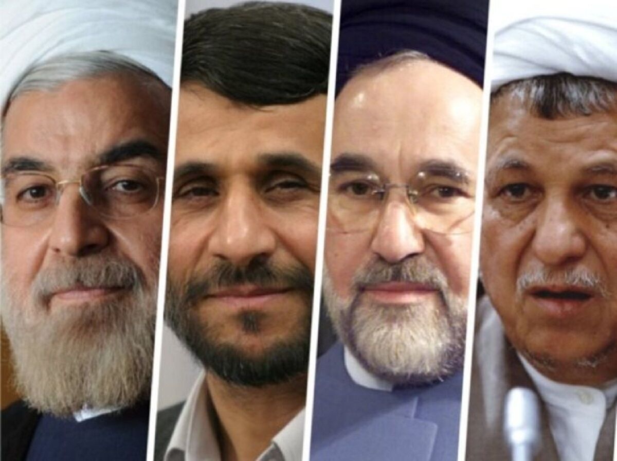 صحنه‌های جالب از حضور روسای‌جمهور پیشین در روز دانشجو + فیلم