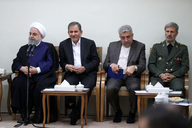 دیدار هیئت دولت با رهبری