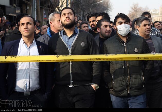آتش سوزی در ساختمان پلاسکو تهران