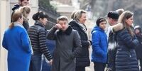 خداحافظی دیپلمات‌های اخراج شده روسیه با خاک لندن /تصاویر