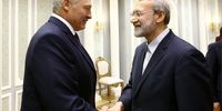 دیدار علی لاریجانی با رئیس جمهور بلاروس