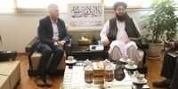 اولین مهمان خارجی طالبان در تهران! +عکس