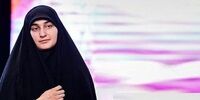 دختر سردار سلیمانی در اختتامیه جشنواره فجر + فیلم