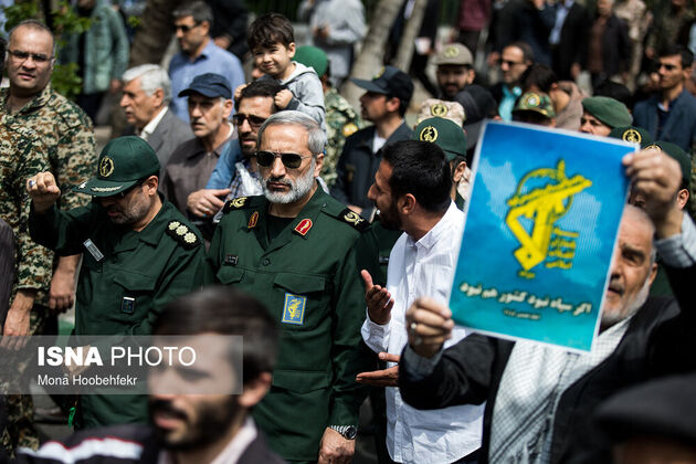 تصاویر تظاهرات بعد از نمازجمعه تهران در حمایت از سپاه