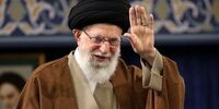  تصویری از رهبر انقلاب در آغاز مراسم اربعین حسینیه امام خمینی+ عکس