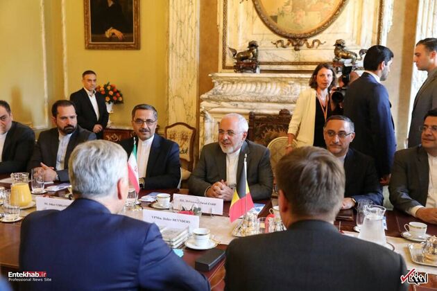 ظریف در بروکسل