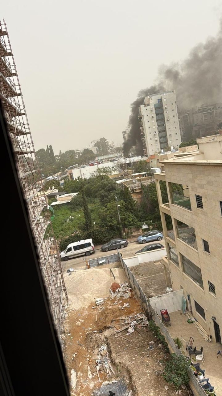 فوری/بلندشدن دود در منطقهٔ کریات آتا در حیفا+ عکس