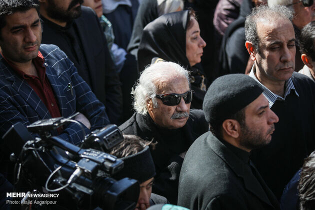 مراسم تشییع پیکر «خشایار الوند»