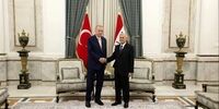 دیدار اردوغان با همتای عراقی خود در بغداد