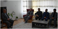 تصاویری از دیدار فرمانده سپاه کردستان با خانواده داغدار مهسا امینی