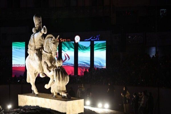 نصب تندیس والرین در ورودی فرودگاه مهرآباد/ عکس