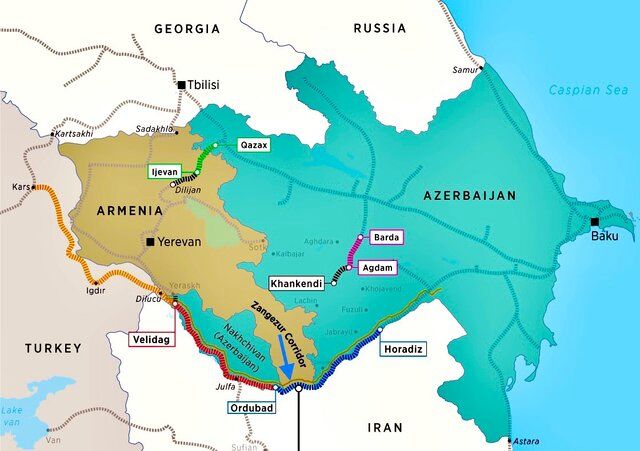 زنگزور؛ تیری که ایران، روسیه و چین را هدف قرار می‌دهد