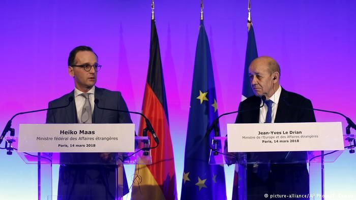 انتقاد تند وزرای خارجه آلمان و فرانسه از سیاست خارجی آمریکا