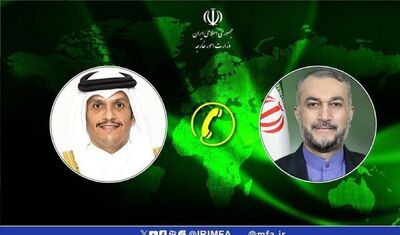 تحولات غزه؛ محور اصلی گفتگوی وزرای خارجه ایران و قطر