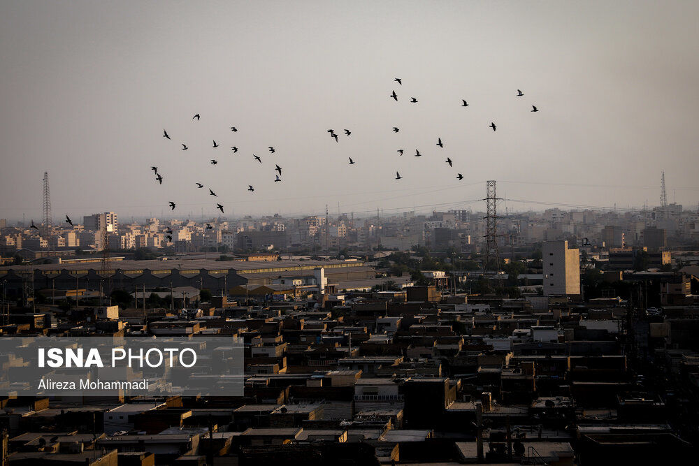 هوای 4 شهر خوزستان بسیار ناسالم شد | 9 شهر در وضعیت قرمز!