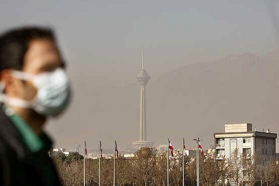 نمایی از آلودگی شدید هوای تهران از توچال+فیلم
