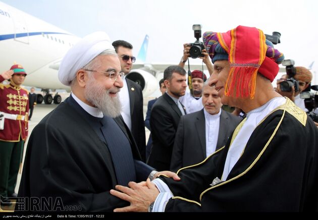 ورود رئیس جمهوری به عمان