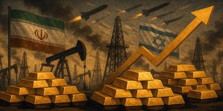 جهش طلا در سایه آتش جنگ | قیمت به ۵۱۵۳ دلار رسید | اونس جهانی به پناهگاه سرمایه‌ها تبدیل شد