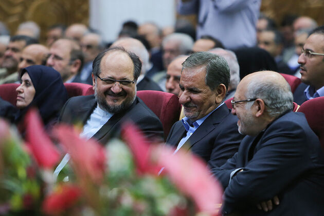 مراسم تودیع و معارفه وزرای صنعت دولت یازدهم و دوازدهم