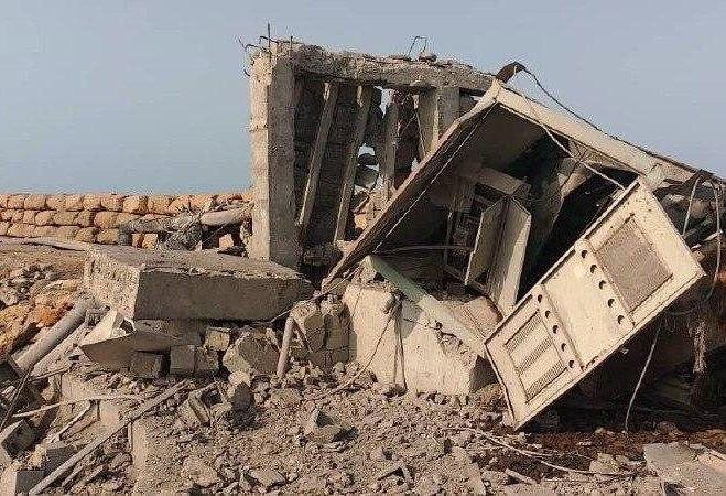 اولین تصاویر از حمله آمریکا به آب‌شیرین‌کن بونجی جاسک
