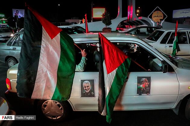 راهپیمایی خودرویی همبستگی با ملت فلسطین