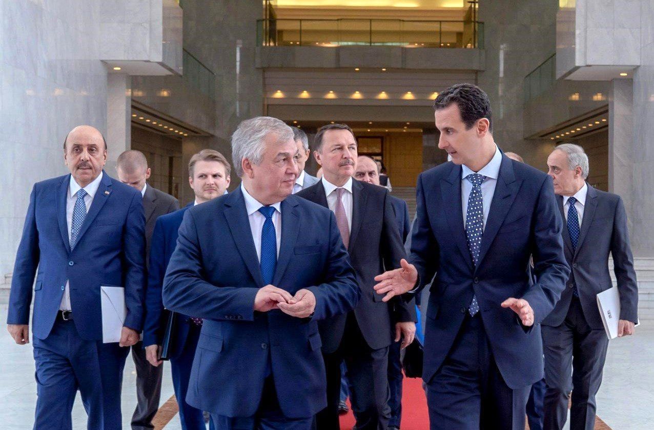 دیدار دوجانبه اسد و فرستاده ویژه پوتین
