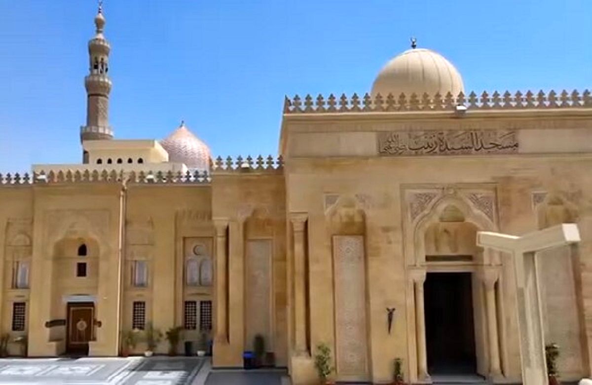بازگشایی مسجد حضرت زینب (س) در قاهره با حضور السیسی + عکس